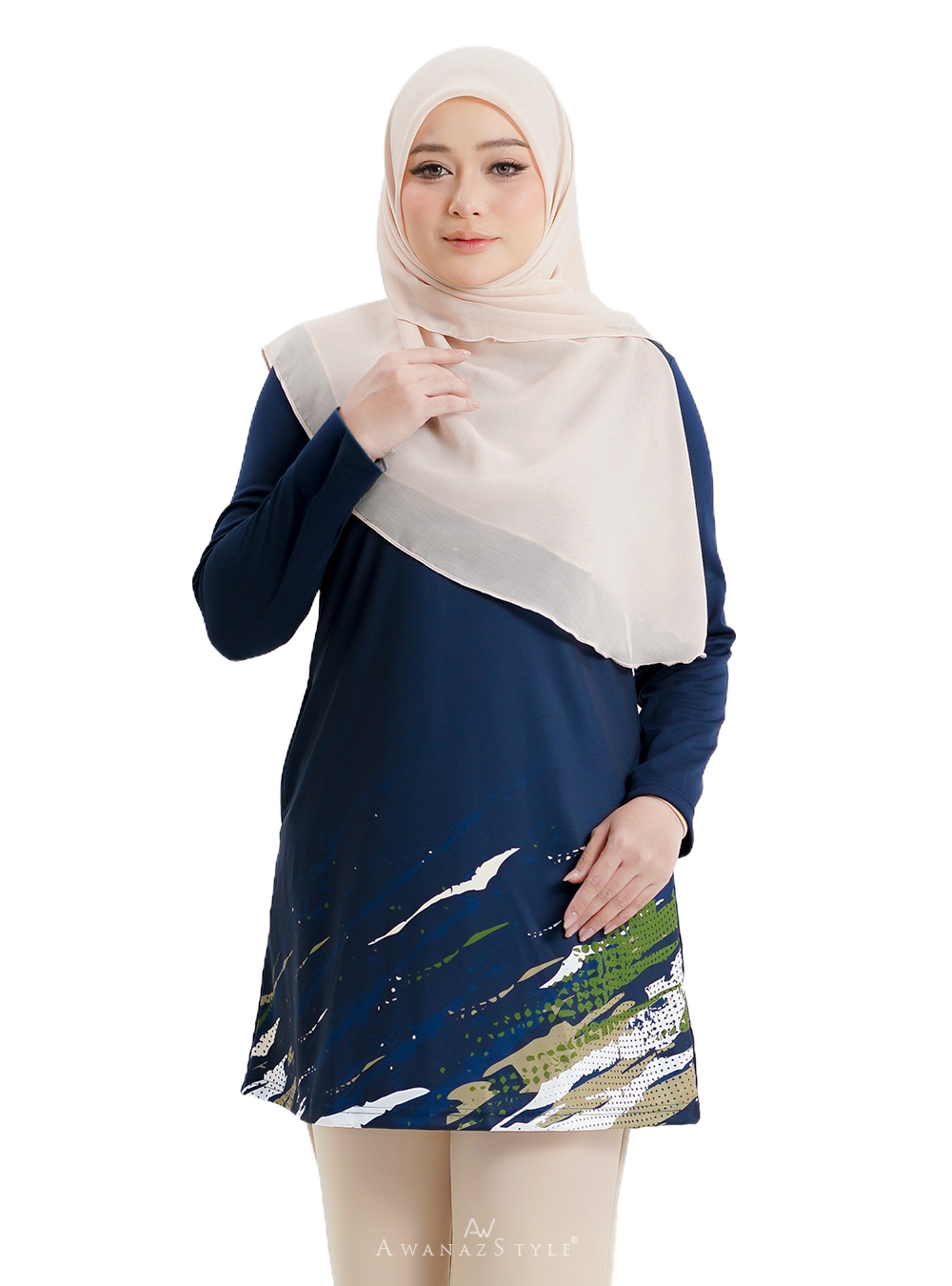Taalia | Navy Blue
