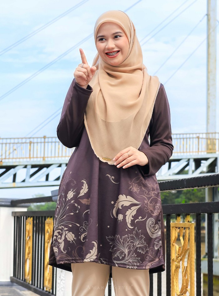 Nuha | Dark Brown
