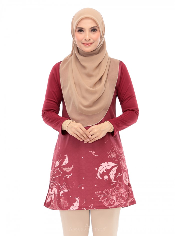 Nuha | Maroon