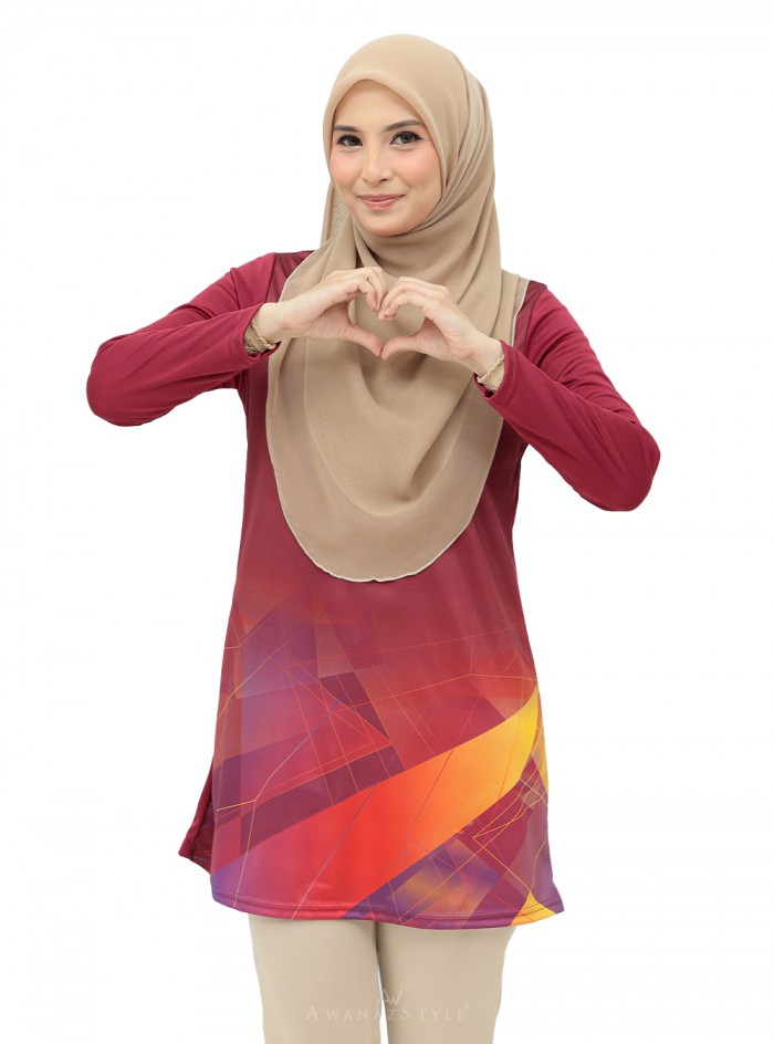 Haura | Maroon