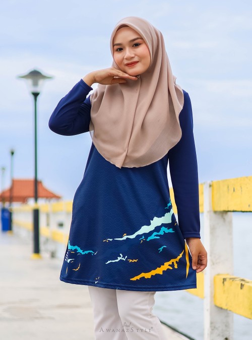 Azra | Navy Blue
