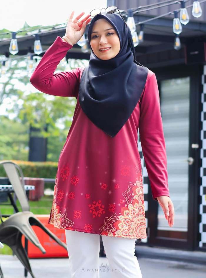 Hawa | Maroon