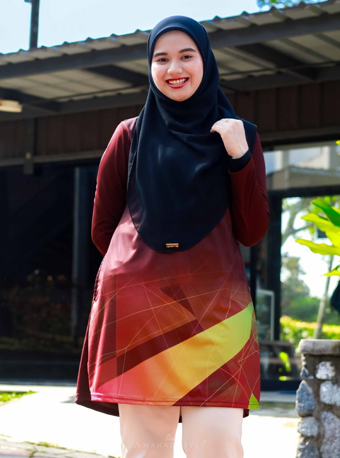 Haura | Burgundy Brown