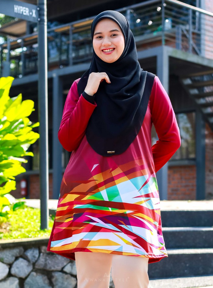 Tiara | Maroon