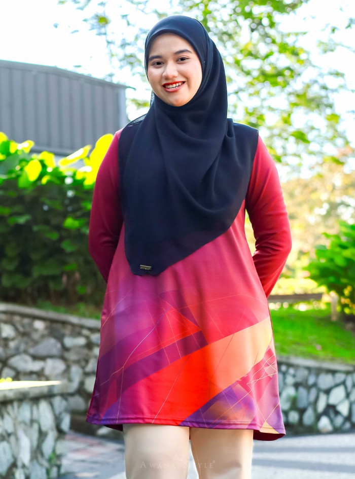Haura | Maroon