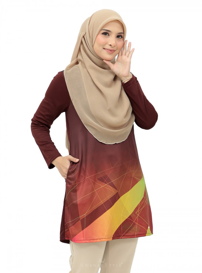 Haura | Burgundy Brown